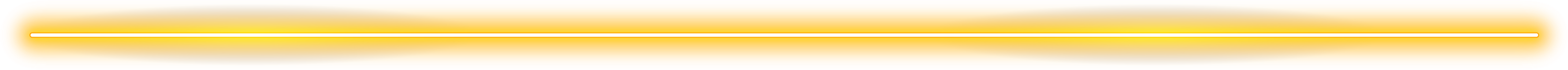 Neon glowing line divider in yellow light