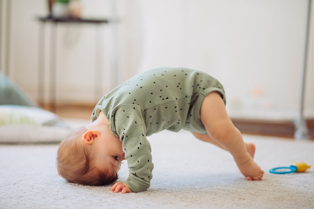 Crawling baby